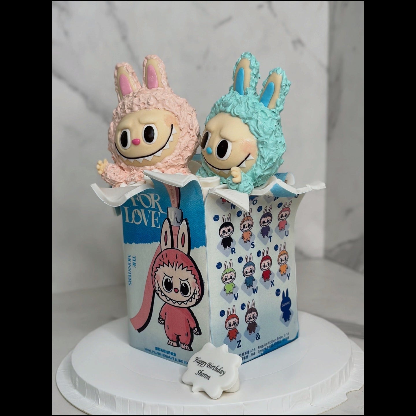 Labubu盲盒造型蛋糕 | 訂製造型蛋糕 - My Sweet Art