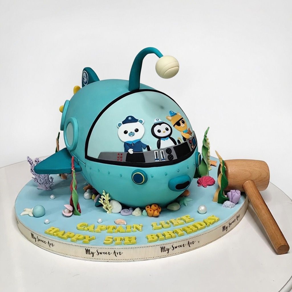 扑扑海洋小英雄造型蛋糕 | 訂製造型蛋糕 - My Sweet Art