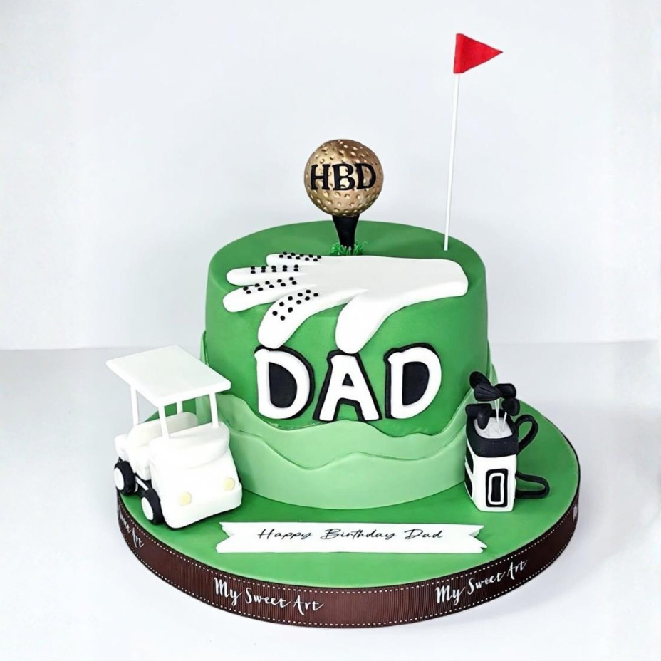高爾夫球造型蛋糕 | 訂製造型蛋糕 - My Sweet Art