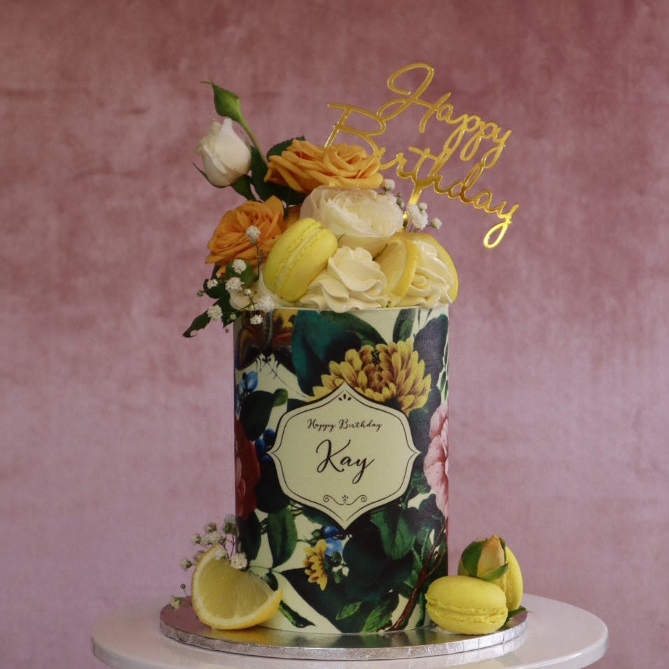 秘密花園造型鮮花蛋糕 Secret Garden Cake