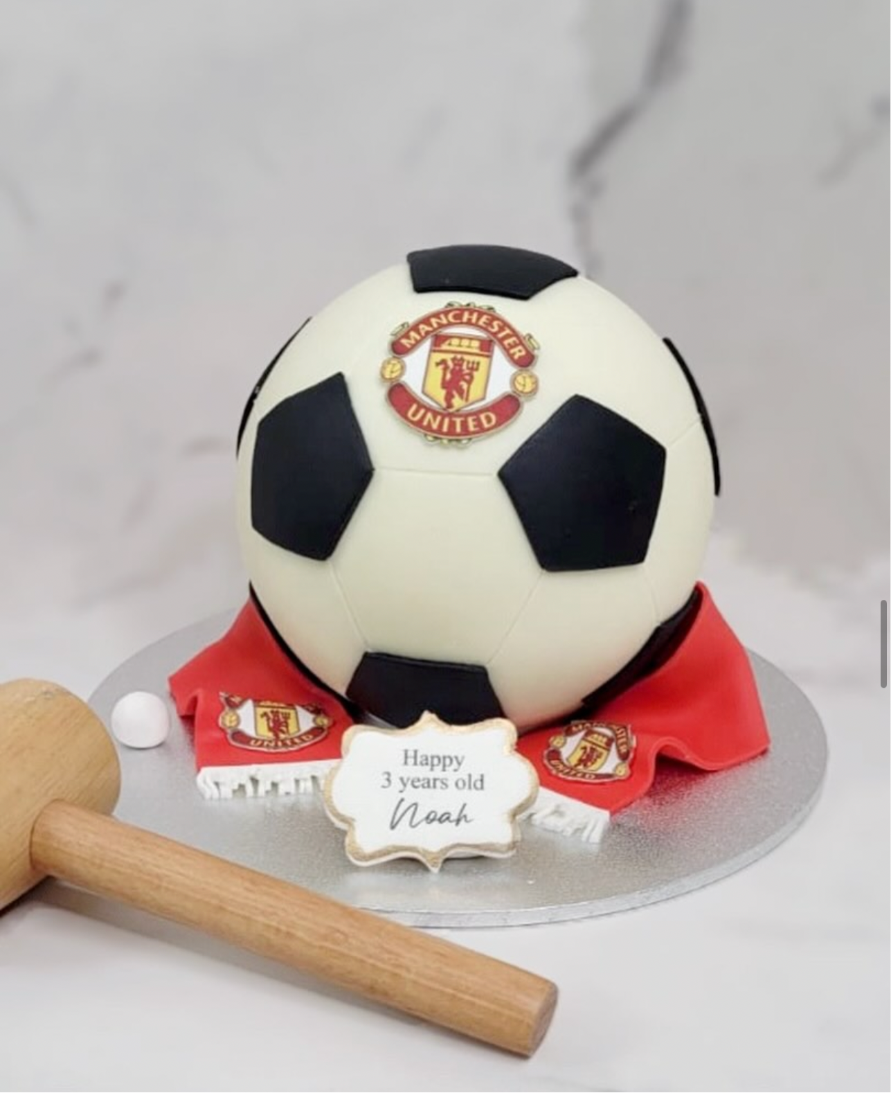 Manchester United Football Pop Cake