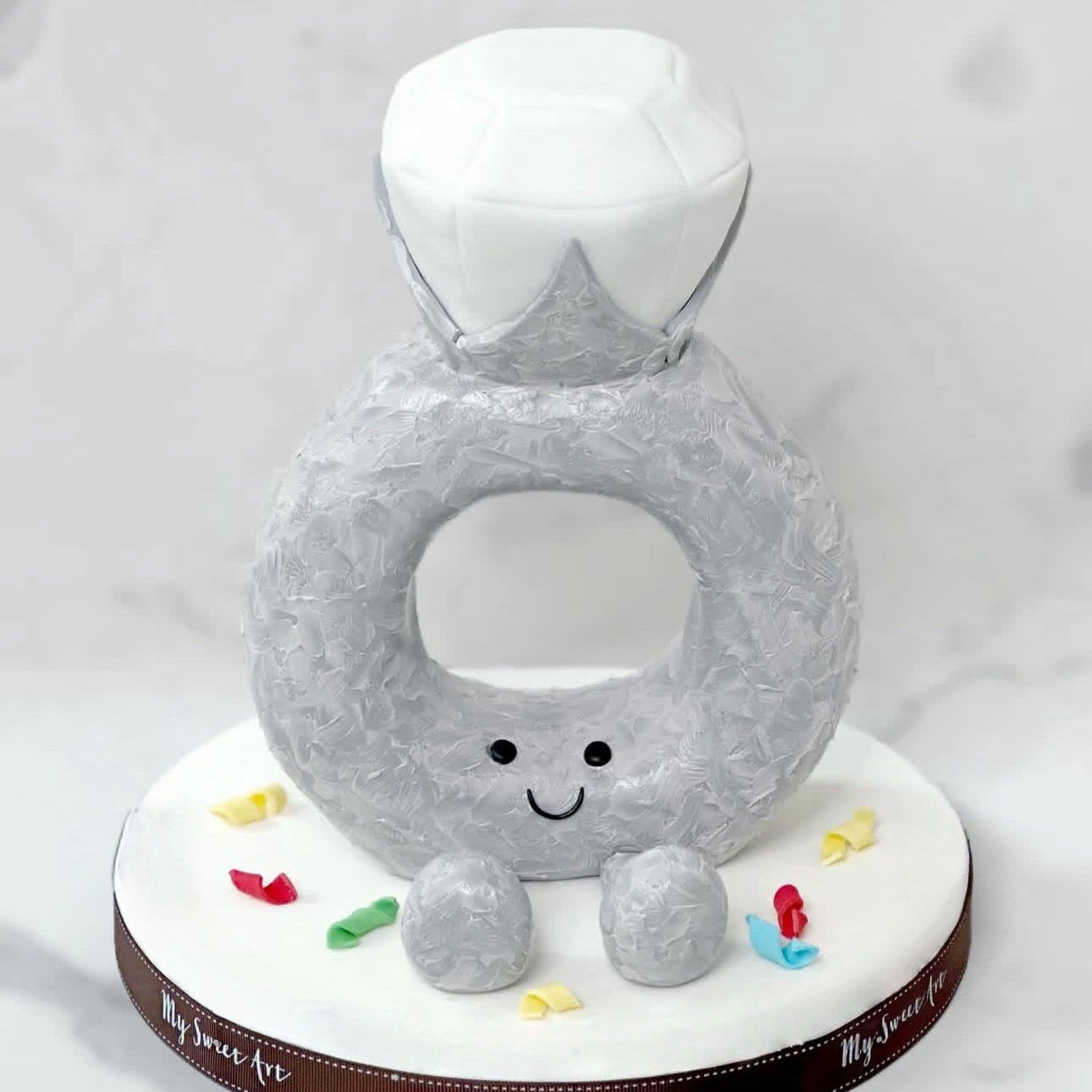 Jellycat 戒指造型蛋糕 | 訂製造型蛋糕 - My Sweet Art