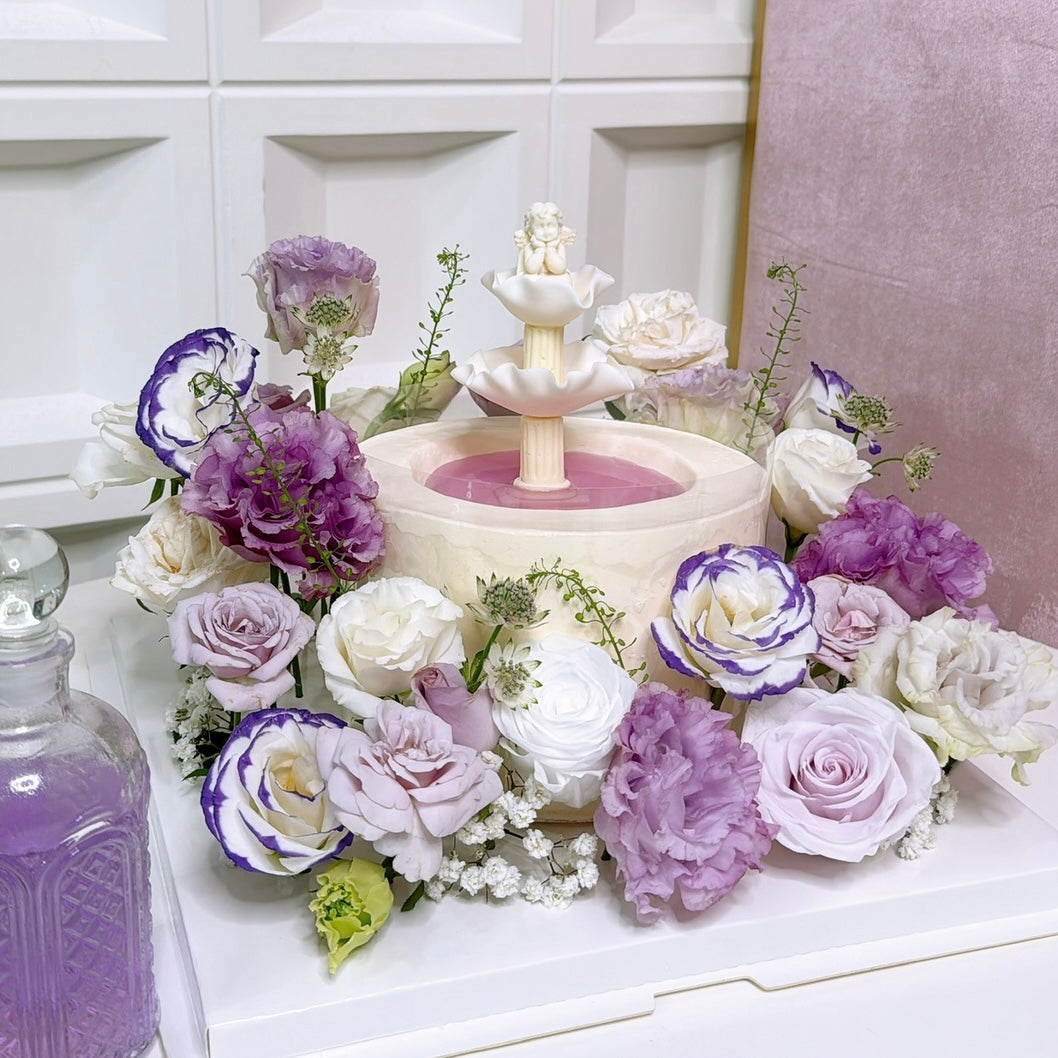 Flower Wishing Well Cake