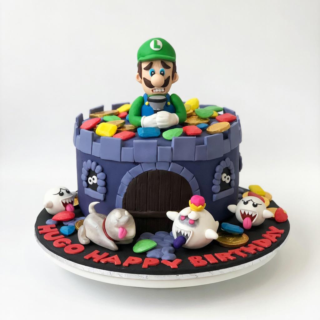 Luigi 造型蛋糕 | 訂製造型蛋糕 - My Sweet Art