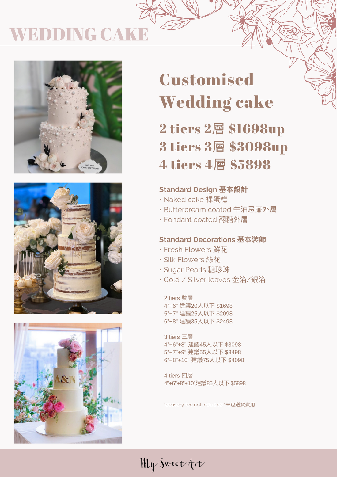 Wedding cake & dessert