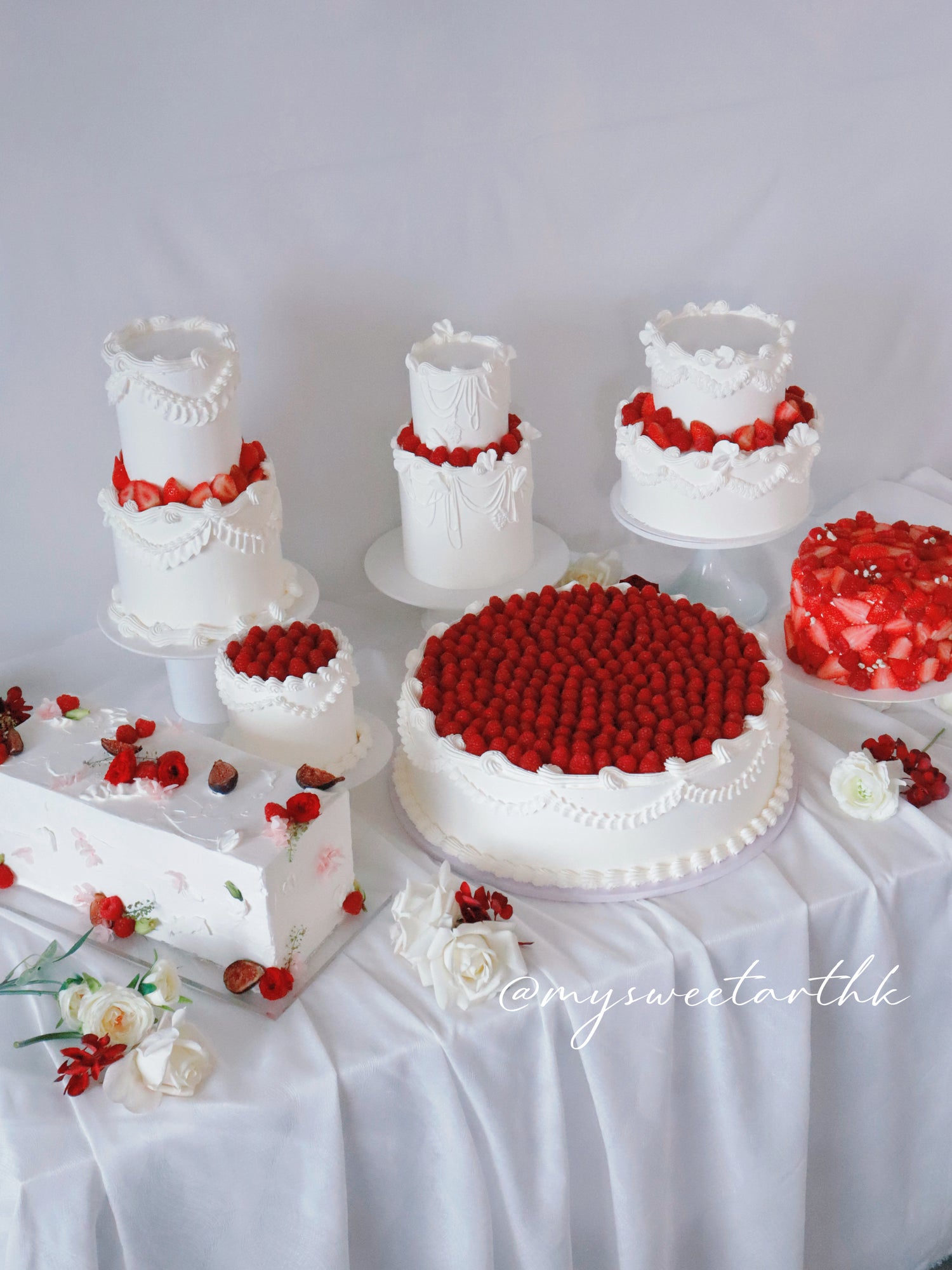 鮮忌廉莓果蛋糕￼