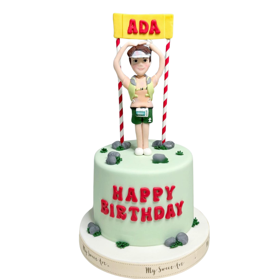 田徑運動員造型蛋糕 | 訂製造型蛋糕 - My Sweet Art