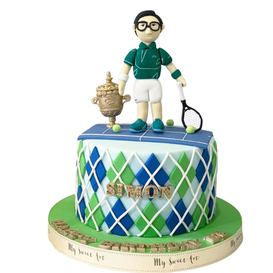 網球人像造型蛋糕 | 訂製造型蛋糕 - My Sweet Art