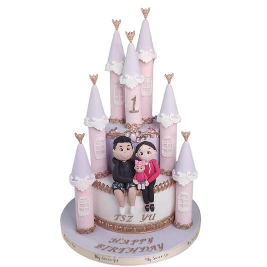 城堡人像造型蛋糕 | 訂製造型蛋糕 - My Sweet Art