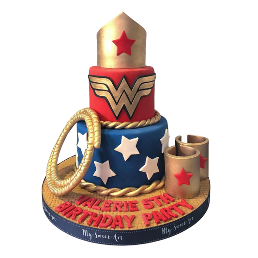 Wonder Woman 造型蛋糕 | 訂製造型蛋糕 - My Sweet Art