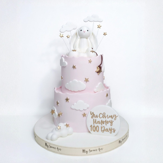 Jellycat兔仔百日宴造型蛋糕 | 訂製造型蛋糕 - My Sweet Art