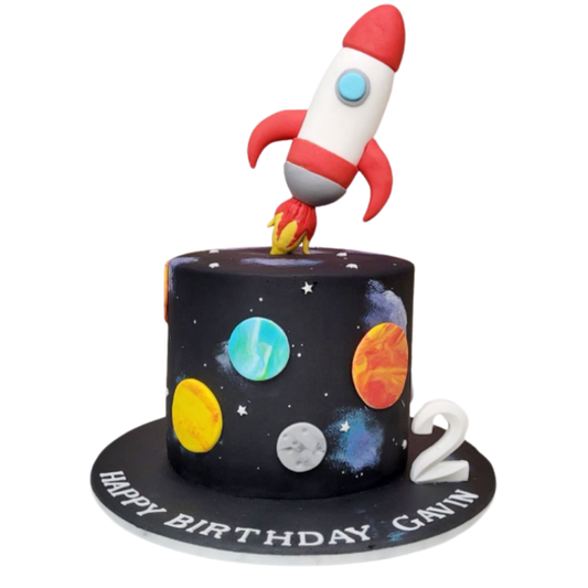 太空火箭造型蛋糕 | 訂製造型蛋糕 - My Sweet Art