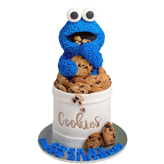 Cookie Monster 造型蛋糕 | 訂製造型蛋糕 - My Sweet Art