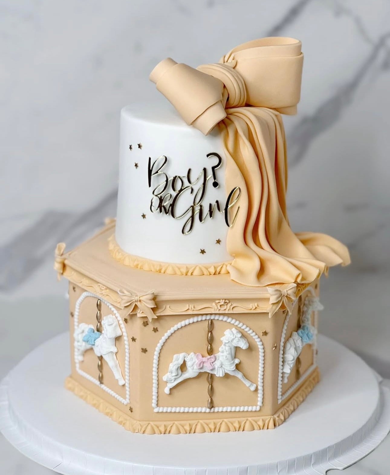 木馬性別揭曉蛋糕￼