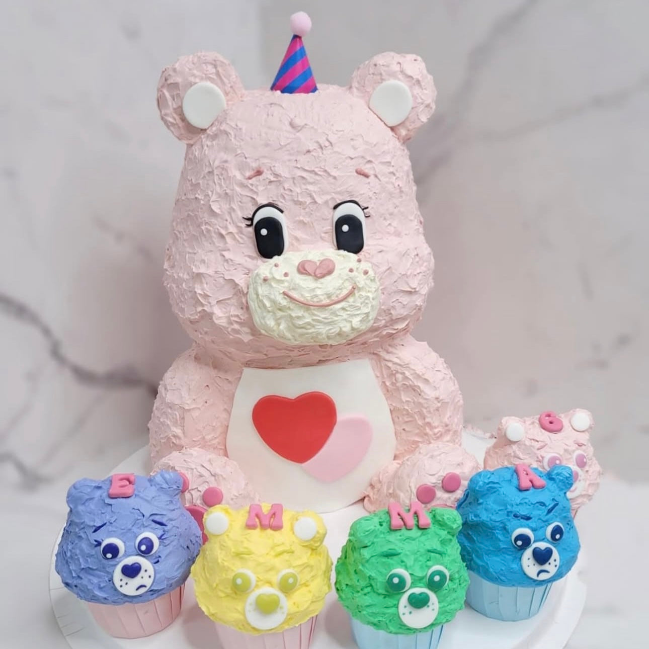 Carebear立體造型蛋糕 | 訂製造型蛋糕 - My Sweet Art