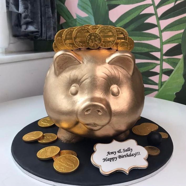 扑扑金豬蛋糕 | 訂製造型蛋糕 - My Sweet Art