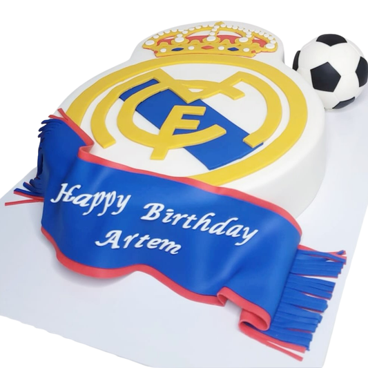 皇家馬德里足球造型蛋糕 | 訂製造型蛋糕 - My Sweet Art