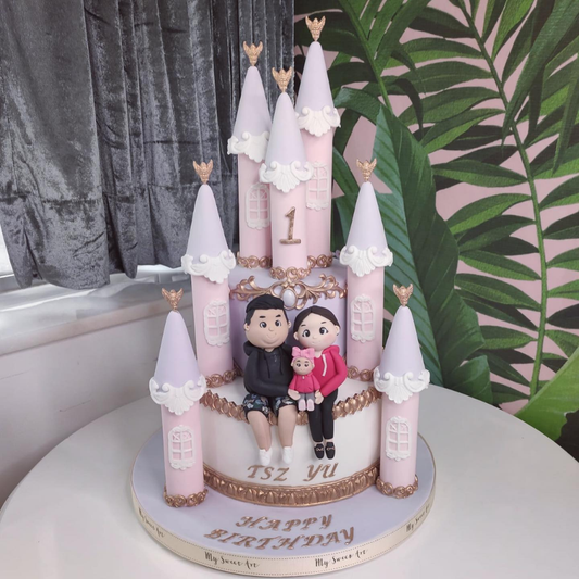 城堡人像造型蛋糕 | 訂製造型蛋糕 - My Sweet Art