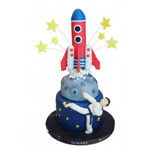 火箭人像造型蛋糕 | 訂製造型蛋糕 - My Sweet Art