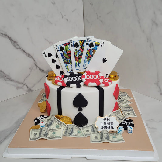 撲克蛋糕