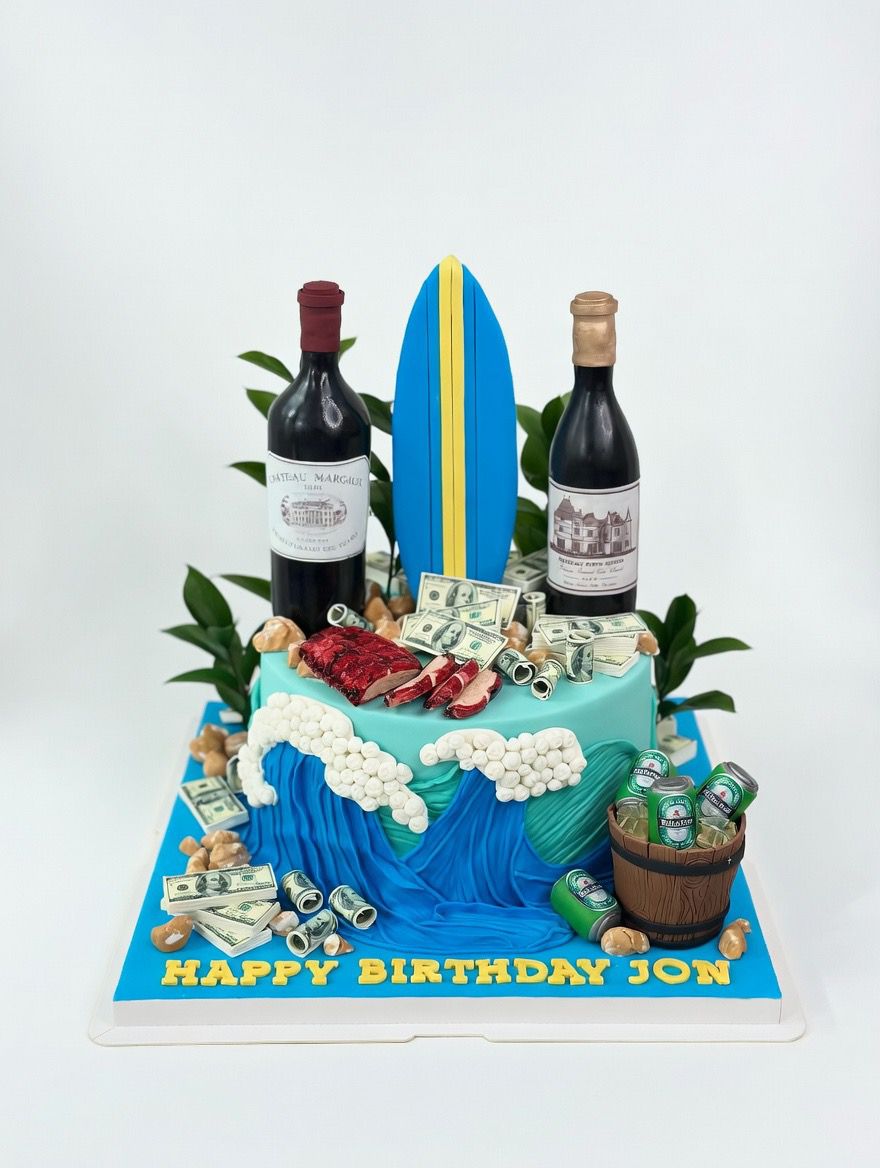 酒類鈔票蛋糕