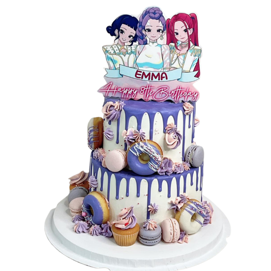 K-pop Demon Hunters 獵魔女團造型蛋糕 | 訂製造型蛋糕 - My Sweet Art