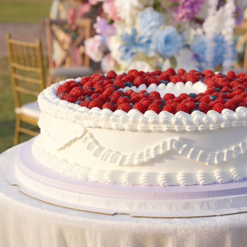 大型鮮忌廉莓果造型結婚蛋糕 (A) The Grand Celebration Fruit Cake / Table Cake/ Wedding cake (A)