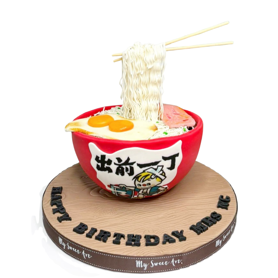 即食麵造型蛋糕 | 訂製造型蛋糕 - My Sweet Art