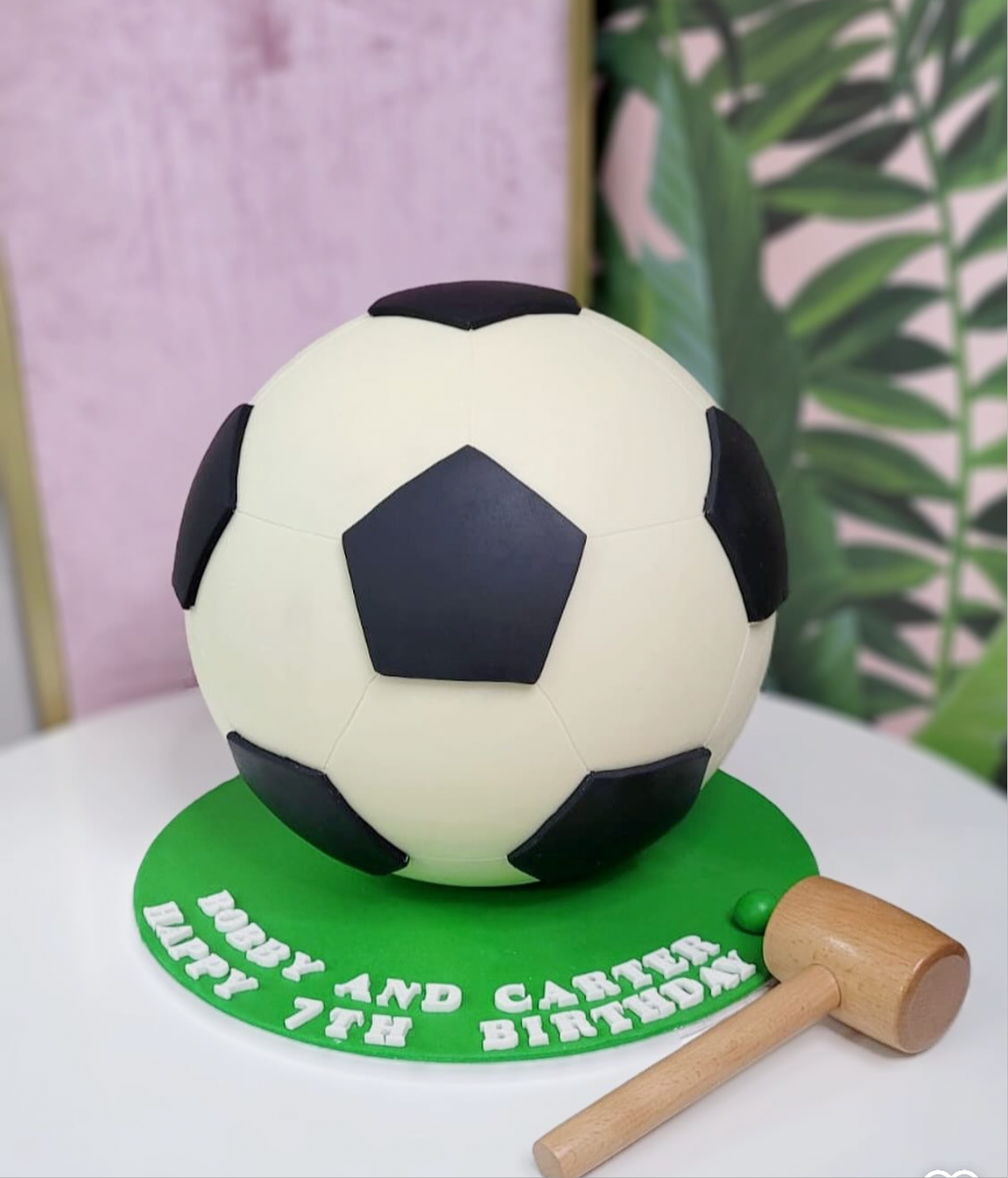 Football Pop Cake