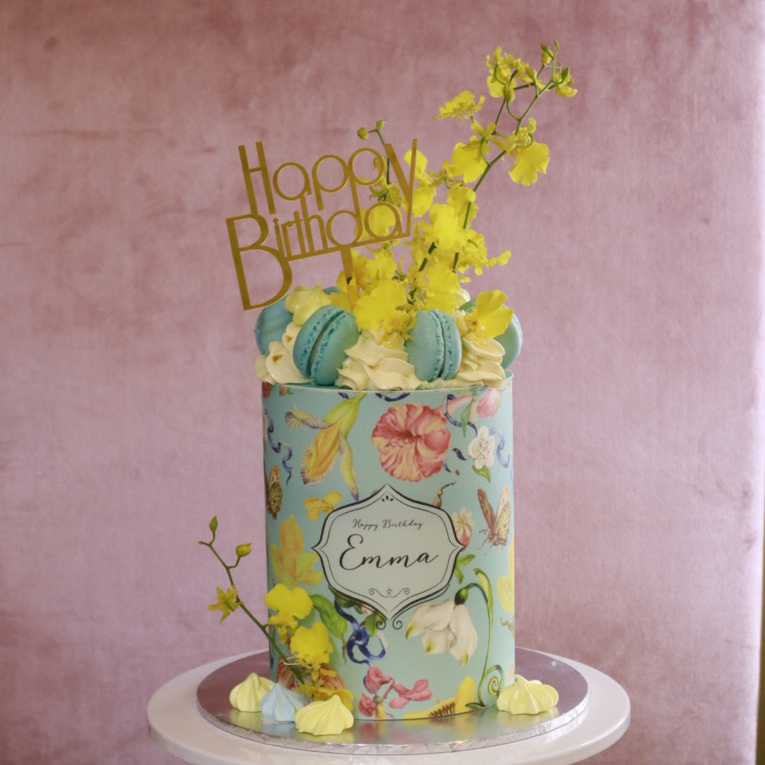 秘密花園造型鮮花蛋糕 Secret Garden Cake
