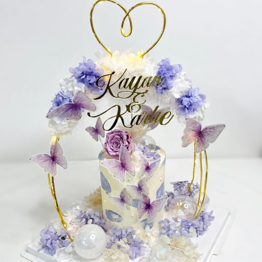 LED花環造型蛋糕 | 訂製造型蛋糕 - My Sweet Art