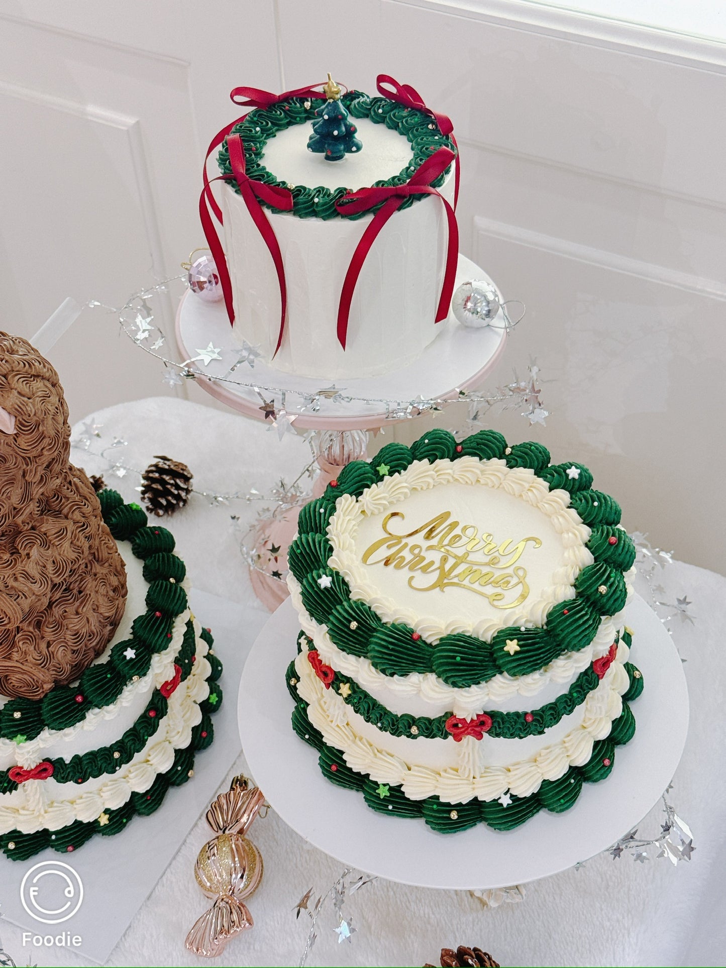 聖誕節唧花蛋糕