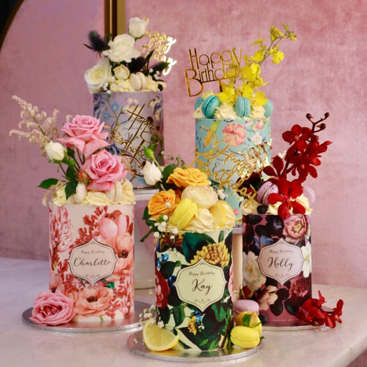 秘密花園造型鮮花蛋糕 Secret Garden Cake