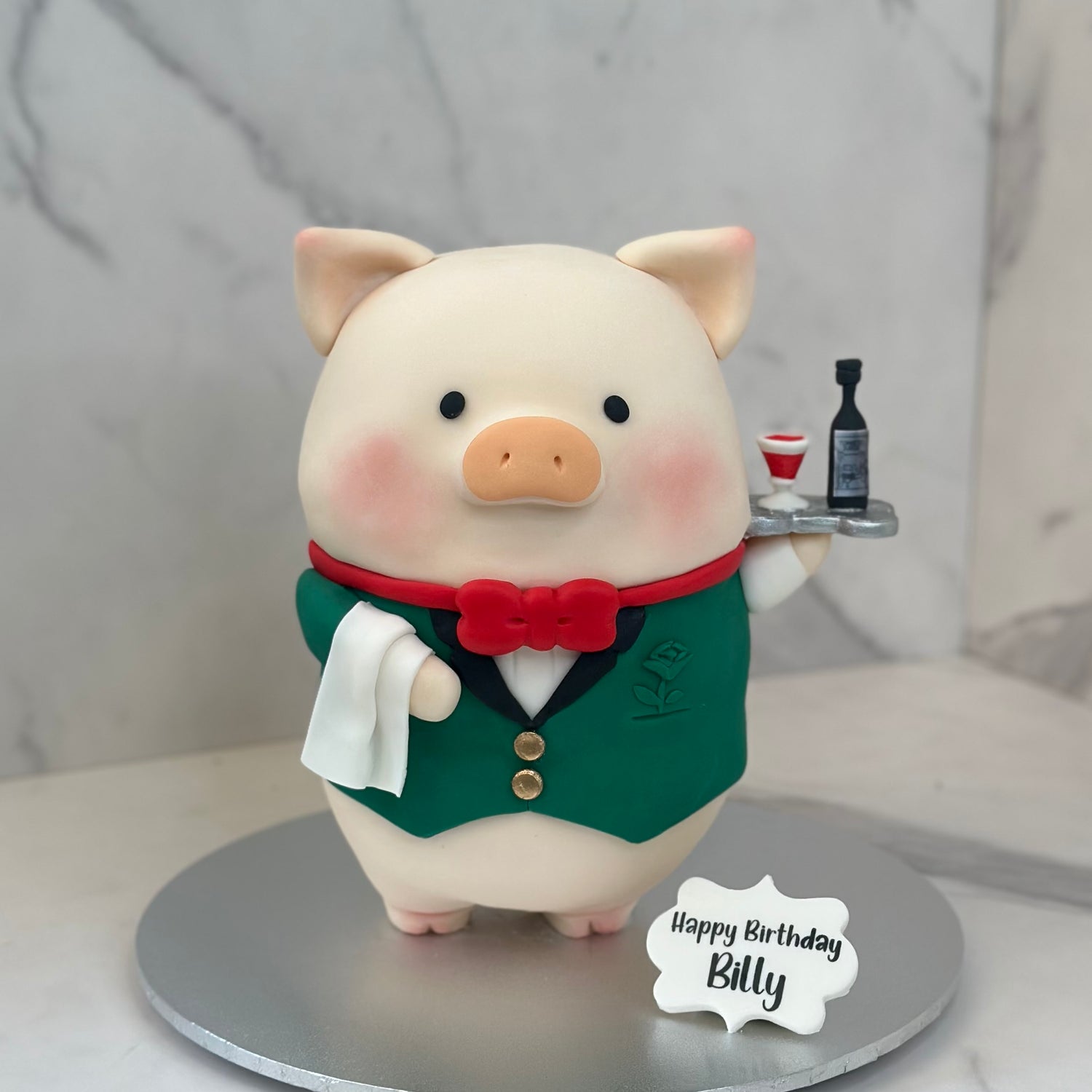 Lulu 豬造型蛋糕 | 訂製造型蛋糕 - My Sweet Art