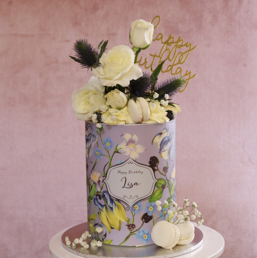 秘密花園造型鮮花蛋糕 Secret Garden Cake