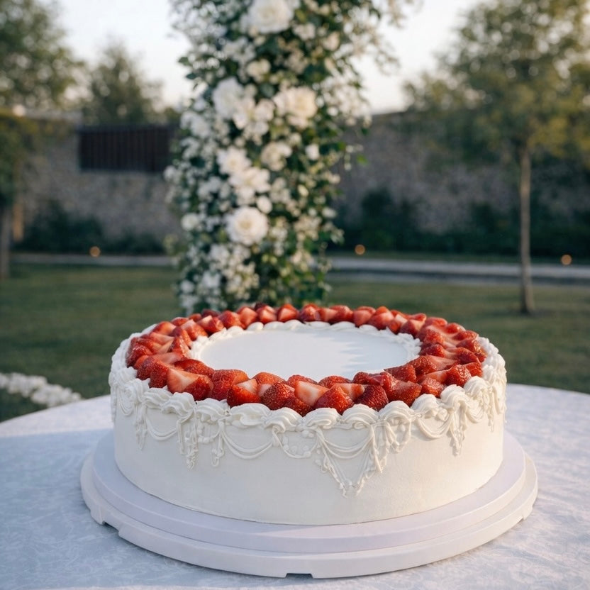 大型鮮忌廉莓果造型結婚蛋糕 (C) The Grand Celebration Fruit Cake / Table Cake/ Wedding cake (C)