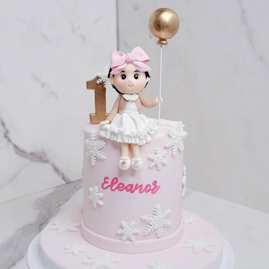 雪花氣球女孩￼