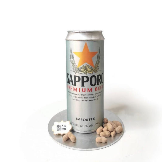 啤酒造型蛋糕