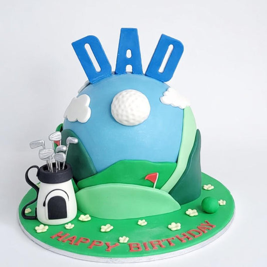 高爾夫球造型蛋糕 | 訂製造型蛋糕 - My Sweet Art