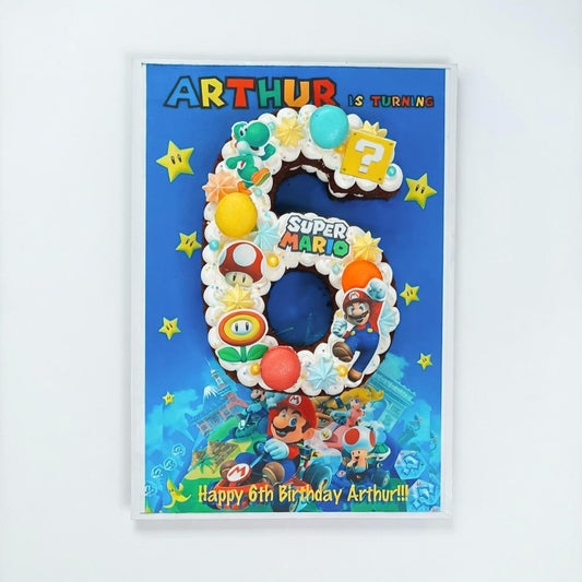 Super Mario數字造型蛋糕 | 訂製造型蛋糕 - My Sweet Art