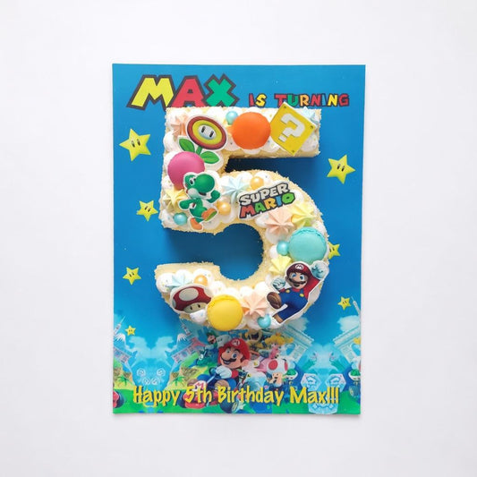 Super Mario數字造型蛋糕 | 訂製造型蛋糕 - My Sweet Art