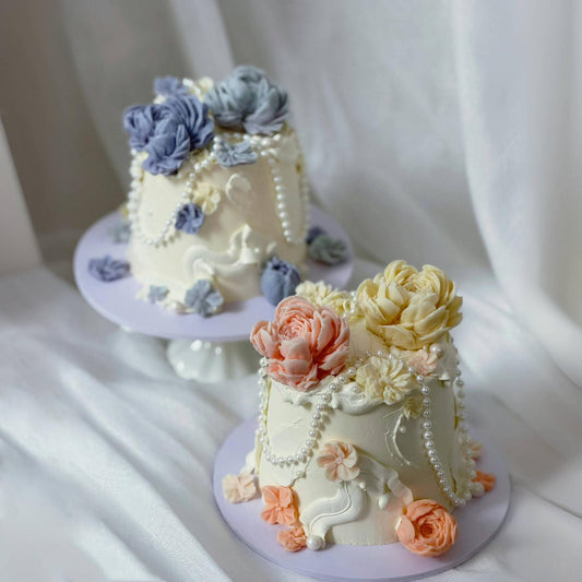 牡丹花忌廉造型蛋糕 | 訂製造型蛋糕 - My Sweet Art