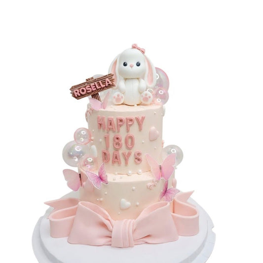 Jellycat兔仔百日宴造型蛋糕 | 訂製造型蛋糕 - My Sweet Art