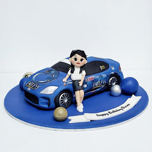 賽車人像造型蛋糕 | 訂製造型蛋糕 - My Sweet Art
