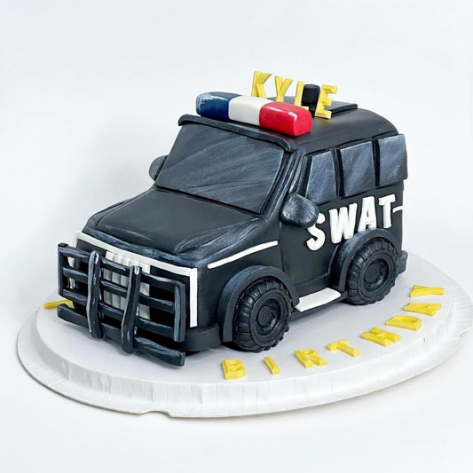 警車造型蛋糕 | 訂製造型蛋糕 - My Sweet Art