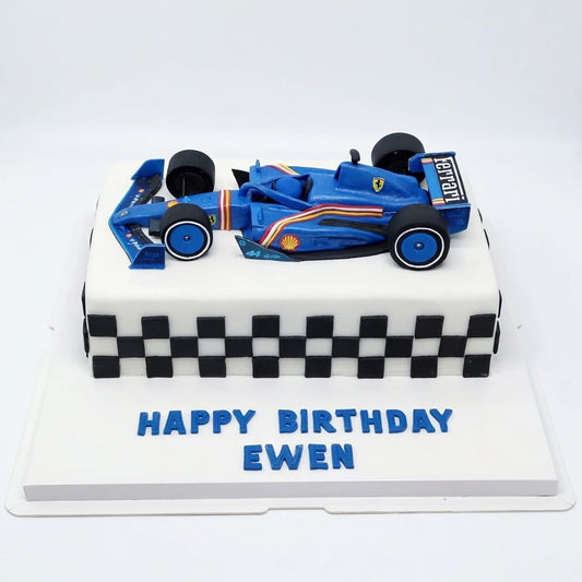 F1 法拉利跑車造型蛋糕 | 訂製造型蛋糕 - My Sweet Art