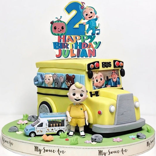 The Baby Boss 巴士造型蛋糕 | 訂製造型蛋糕 - My Sweet Art