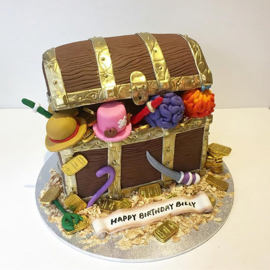 海賊王寶藏造型蛋糕 | 訂製造型蛋糕 - My Sweet Art