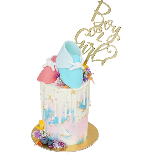 性別揭曉造型蛋糕 | 訂製造型蛋糕 - My Sweet Art