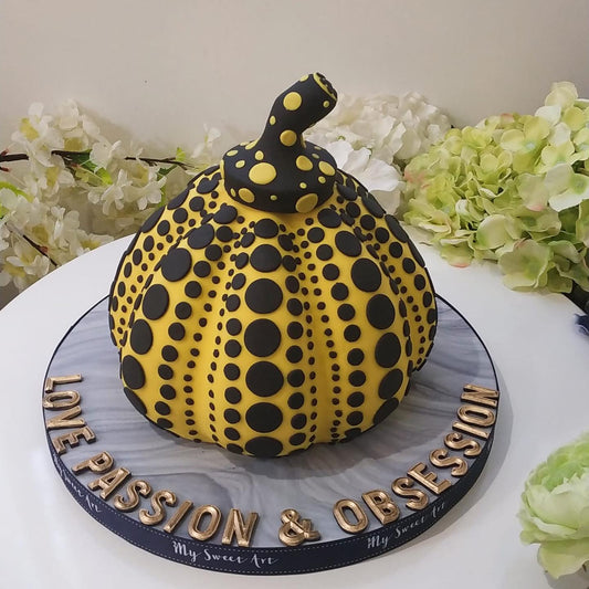 草間彌生南瓜造型蛋糕 | 訂製造型蛋糕 - My Sweet Art